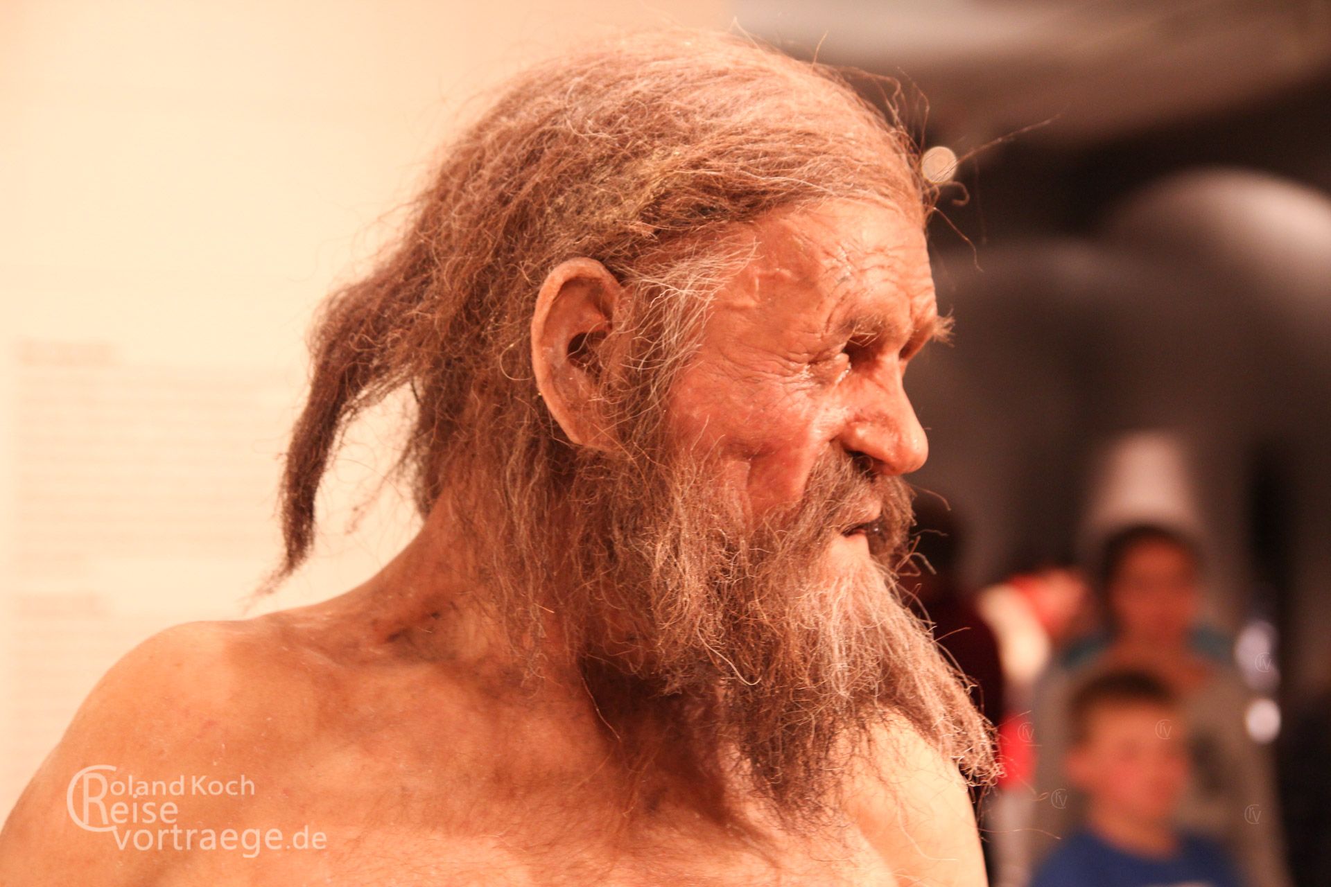 with children by bike over the Alps, Via Claudia Augusta, Bolzano, Ötzi in South Tyrol
Archeology Museum